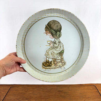 Vintage Sarah Kay dienblad wit
