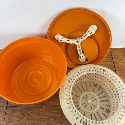 Vintage Moulinex slacentrifuge oranje