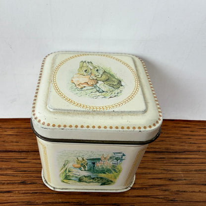 Vintage blikje Peter rabbit