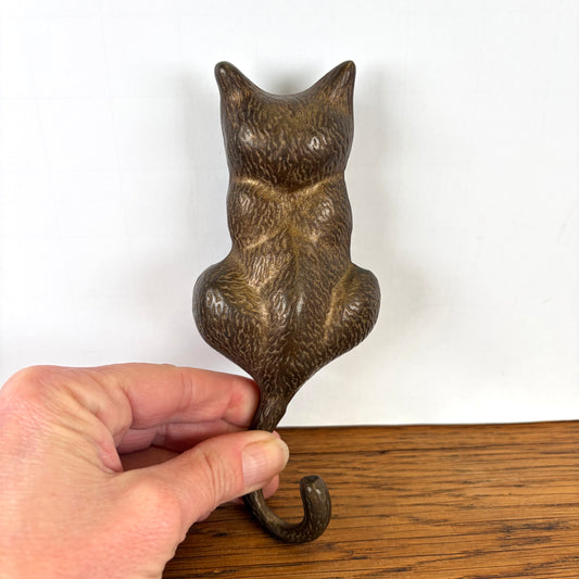 Gietijzeren deurklopper kat