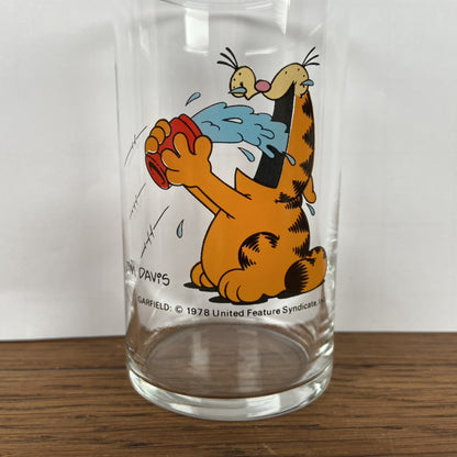 Vintage Garfield glas