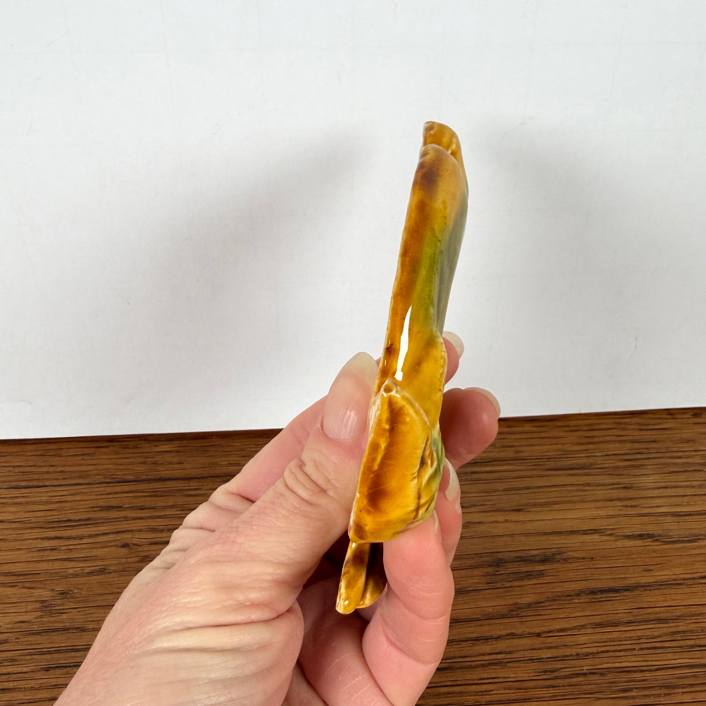 Vintage keramieken wandhanger kat