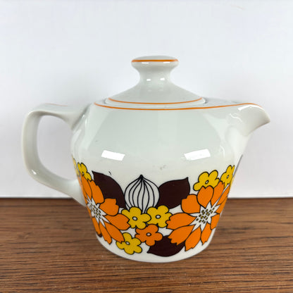 Vintage theepotje bloemen