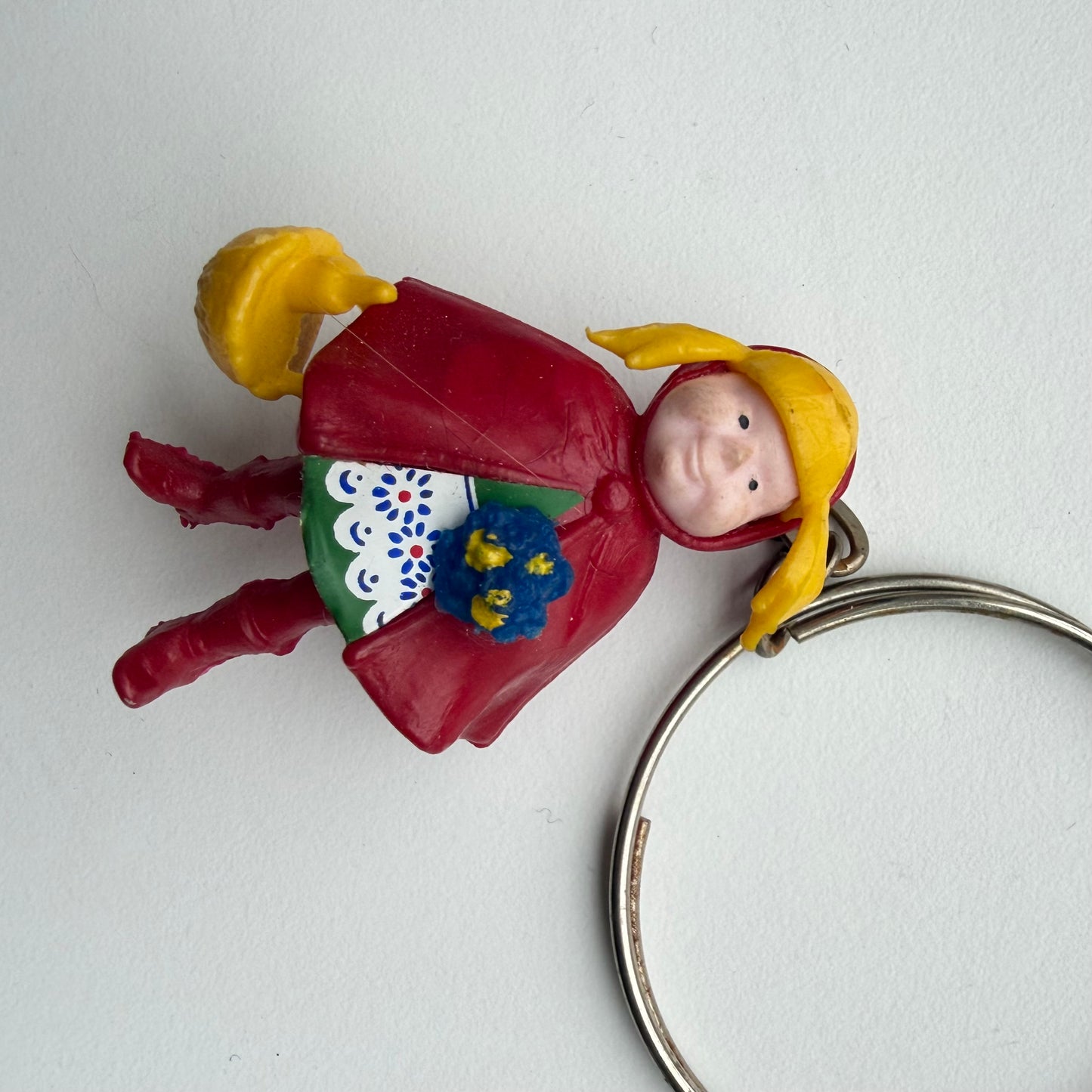 Vintage sleutelhanger roodkapje