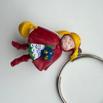 Vintage sleutelhanger roodkapje