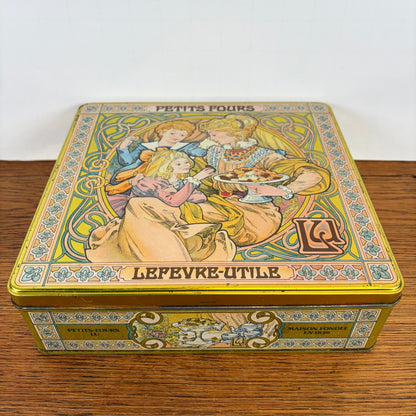 Vintage blik Petit Fours