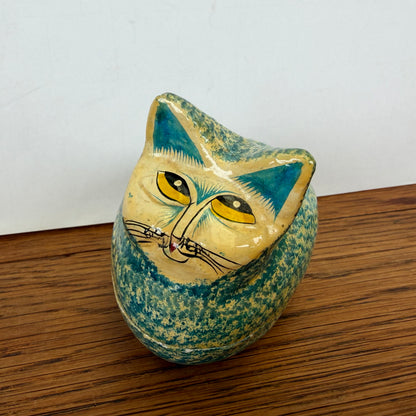 Houten doosje kat