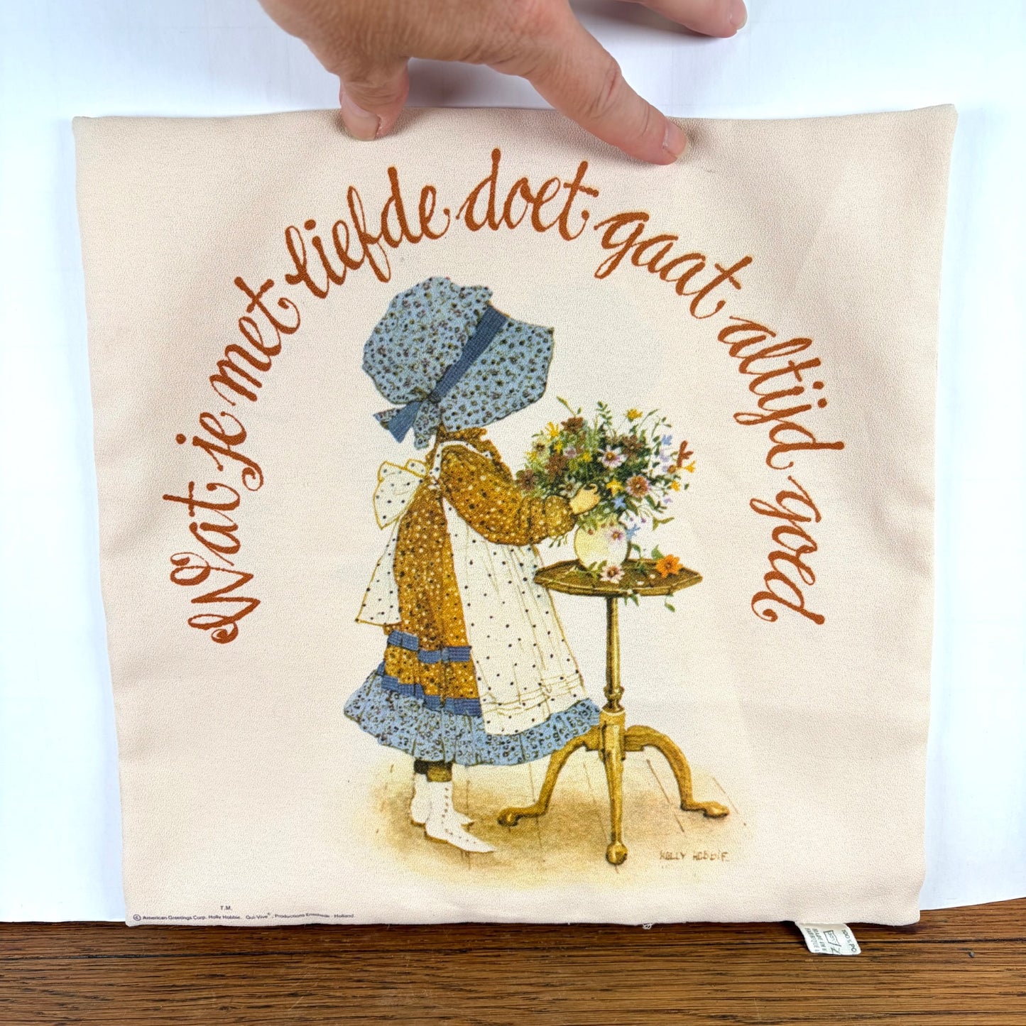 Vintage Holly Hobbie kussenhoesje