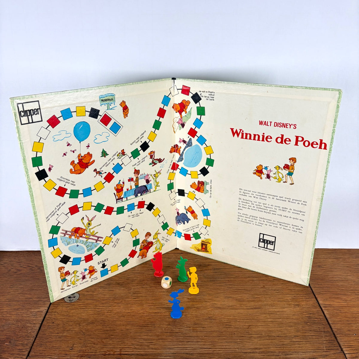 Vintage Winnie de Poeh bordspel Walt Disney