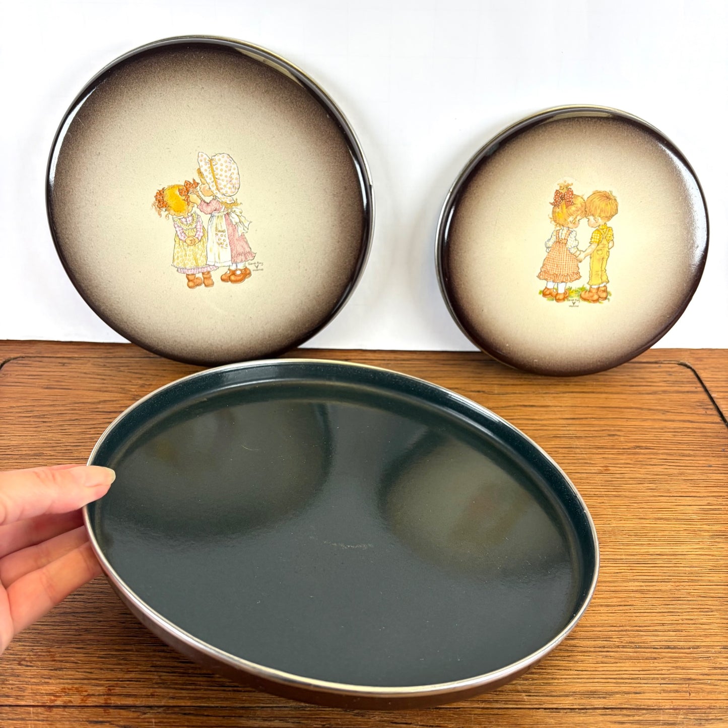 Vintage Sarah Kay afdekplaten fornuis