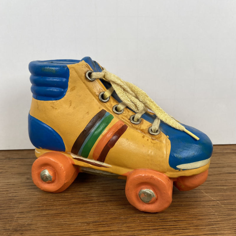 Vintage spaarpot Roller Skate