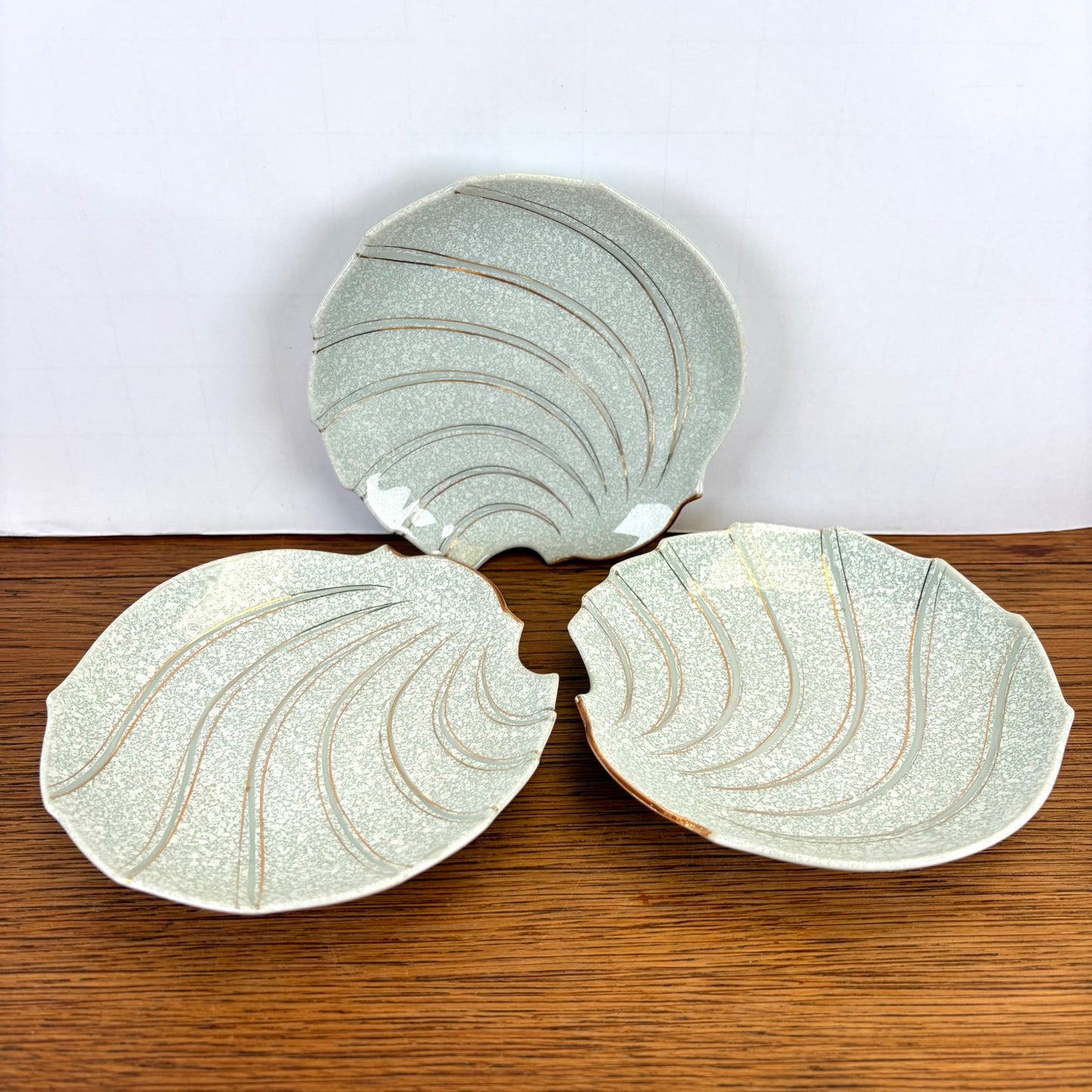 Vintage schelpvormige schaaltjes