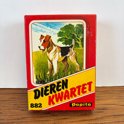 Vintage dieren kwartet