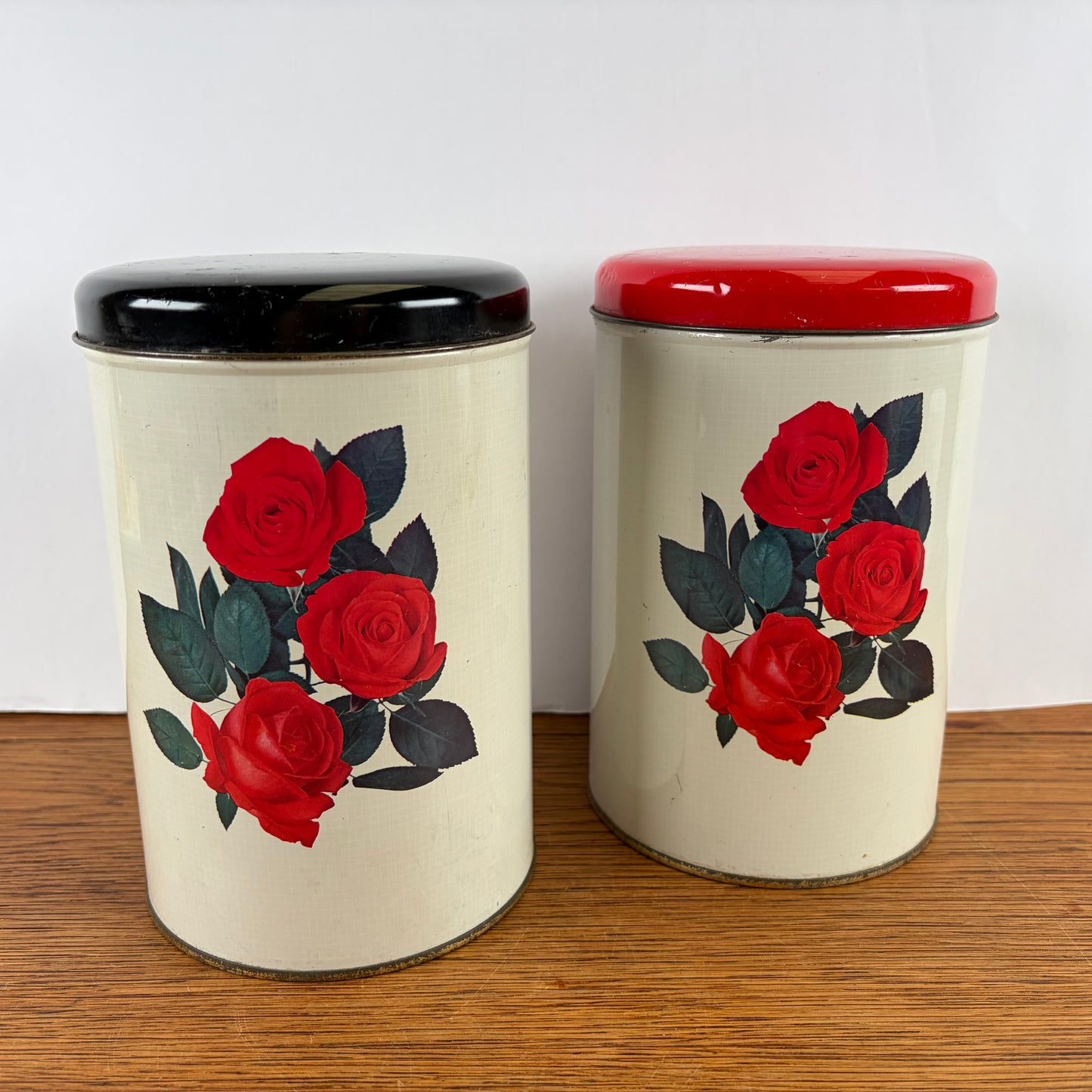Vintage blikken rozen Tomado