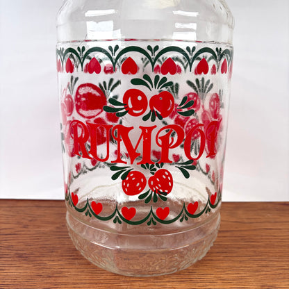 Vintage glazen rumpot