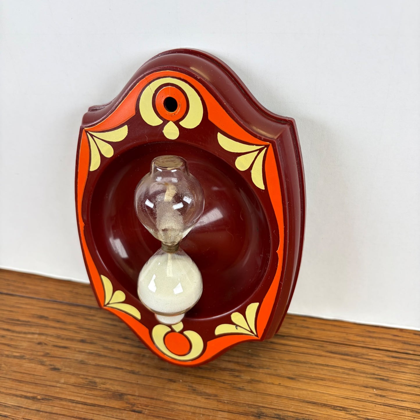 Vintage zandloper kunststof