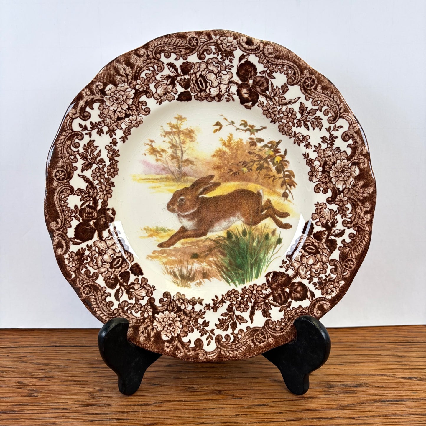 Vintage Worcester Palissy Game Series bordje haas