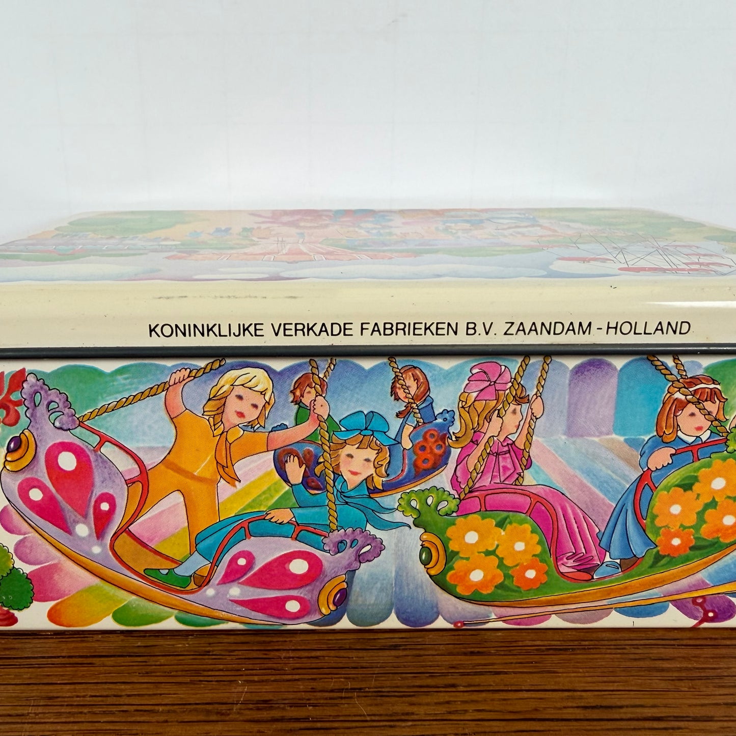 Vintage Verkade blik kermis