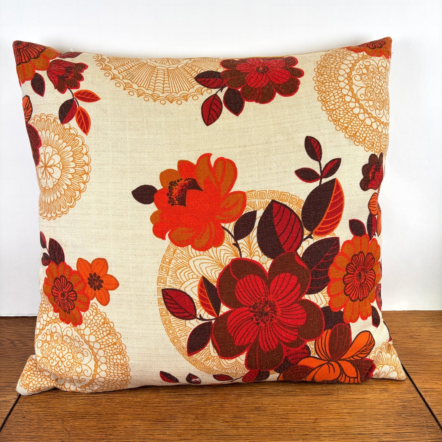 Vintage bloemen kussen