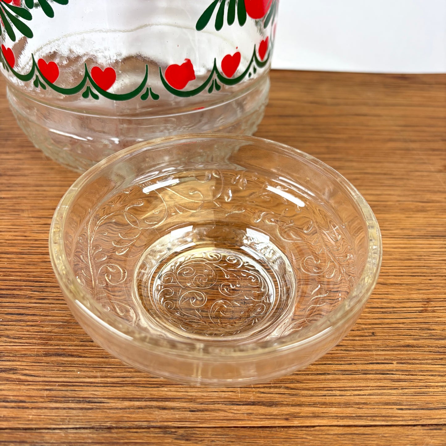 Vintage glazen rumpot