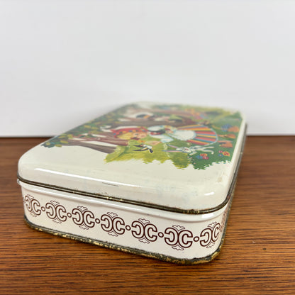 Vintage blikje roodkapje