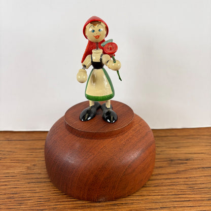 Vintage houten popje Goula