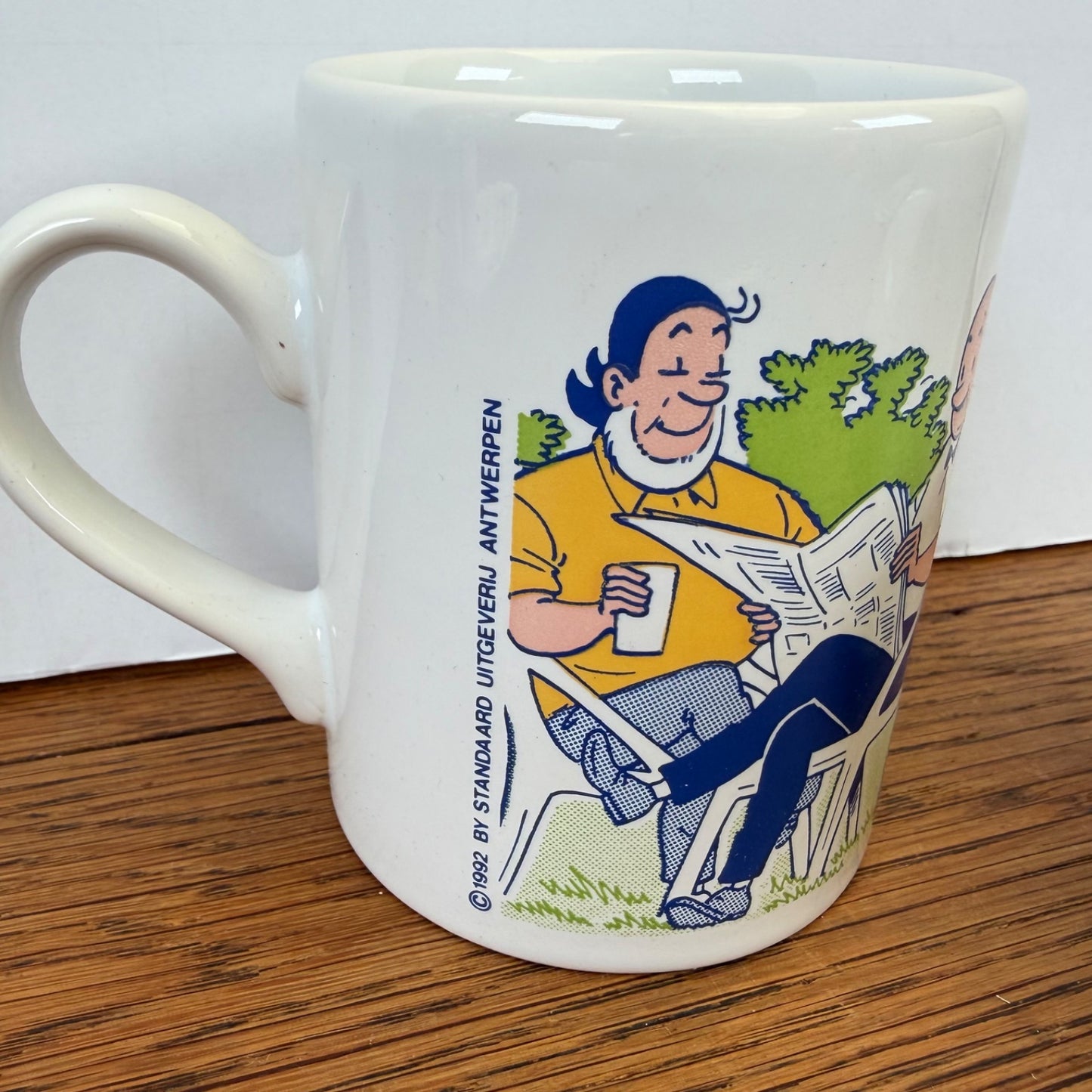 Vintage Suske en Wiske mokken Albert Heijn 1992