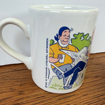 Vintage Suske en Wiske mokken Albert Heijn 1992