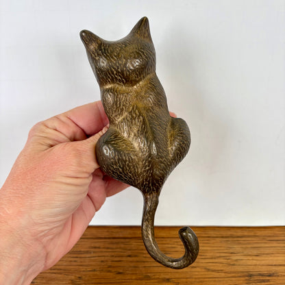 Gietijzeren deurklopper kat