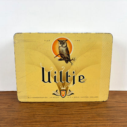 Vintage sigarenblik Uiltje