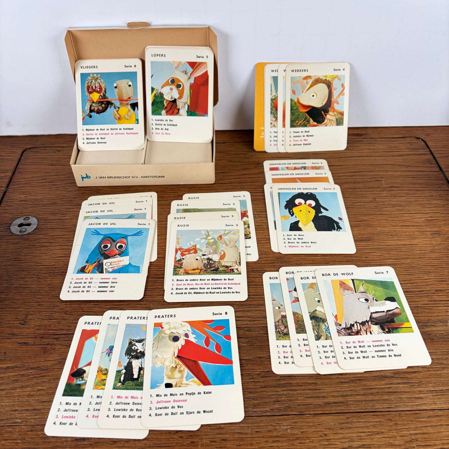 Vintage kwartet Fabeltjeskrant