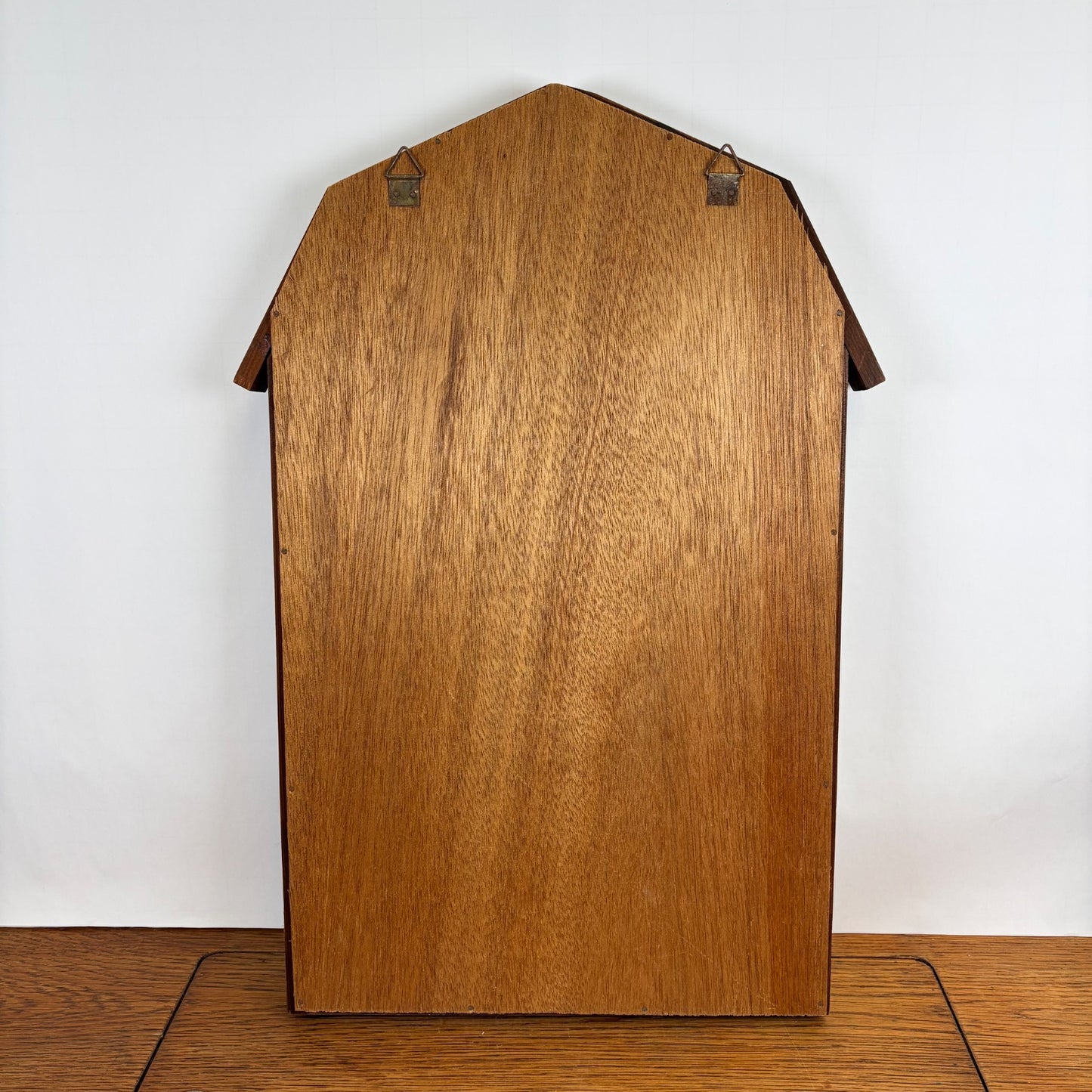 Vintage houten letterbak huisje