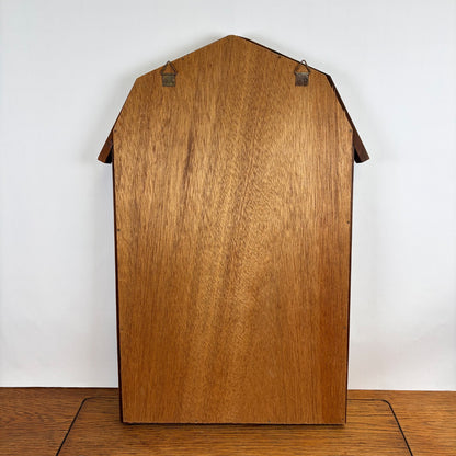 Vintage houten letterbak huisje