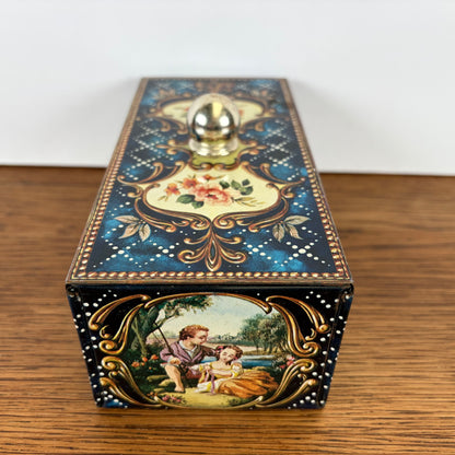 Vintage rechthoekig blikje