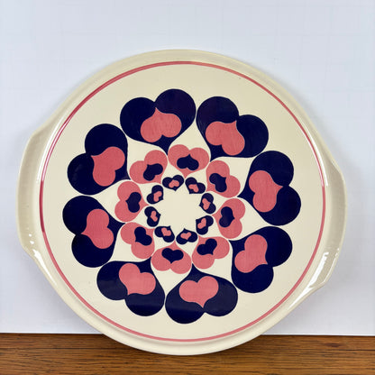 Vintage taartschaal hartjes