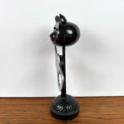 Vintage kat met gitaar flesopener