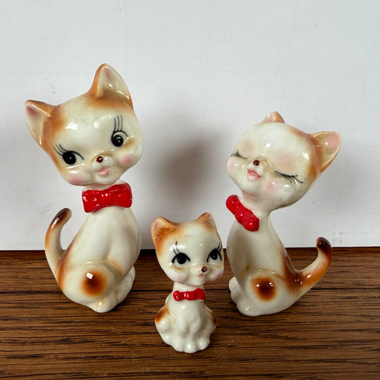 Vintage katten familie