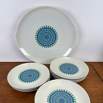 Vintage gebakstel Winterling