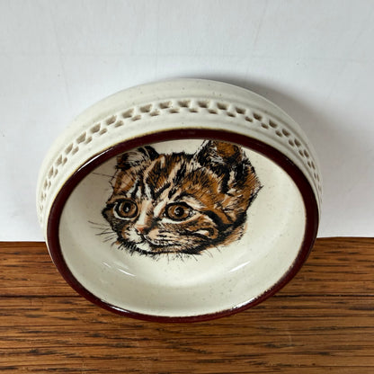 Vintage schaaltje kat