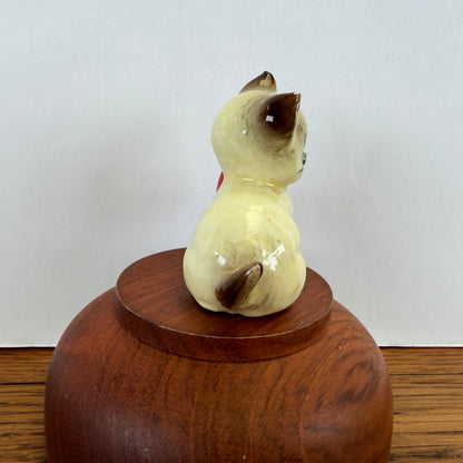 Vintage vaga katje met pantoffel