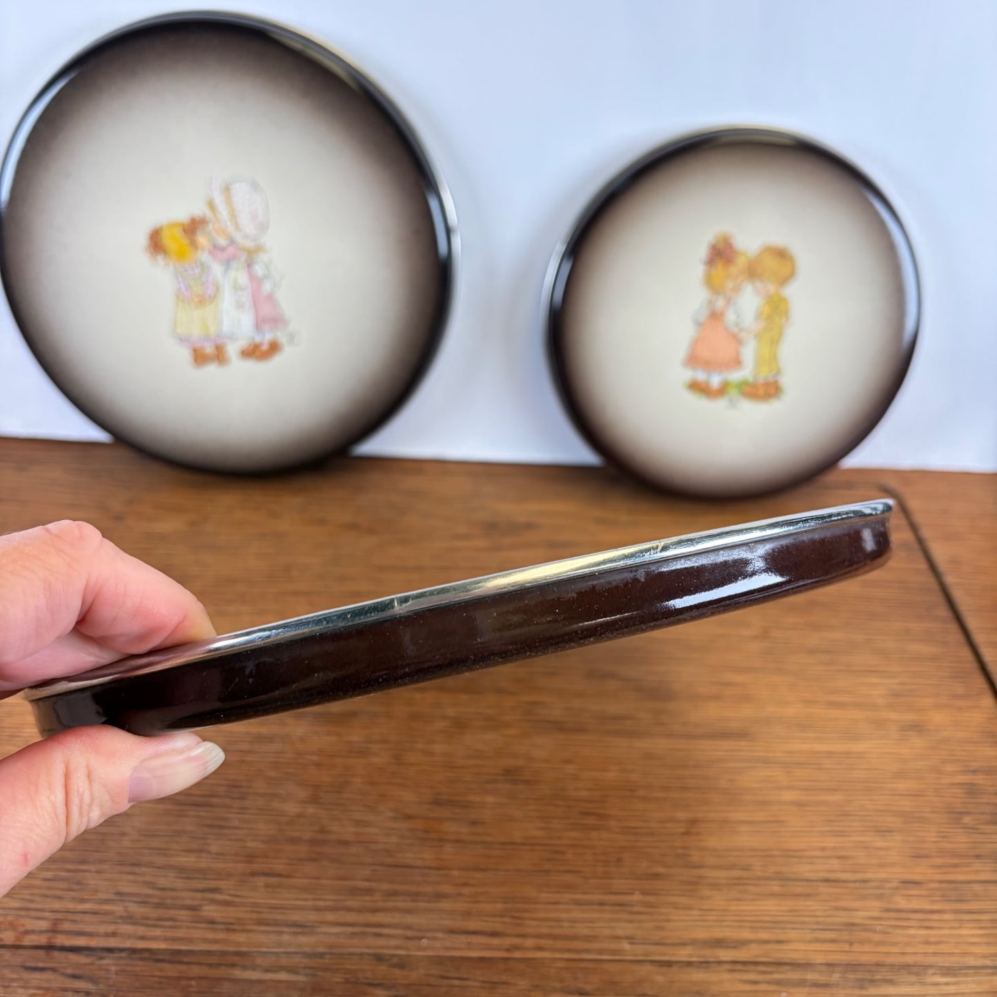 Vintage Sarah Kay afdekplaten fornuis