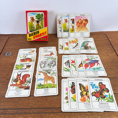 Vintage dieren kwartet