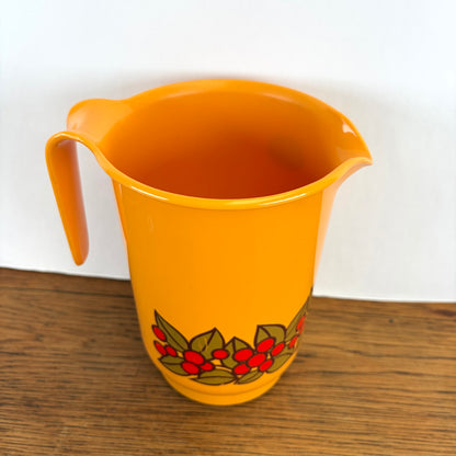 Vintage Emsa mengkan oranje met rode besjes