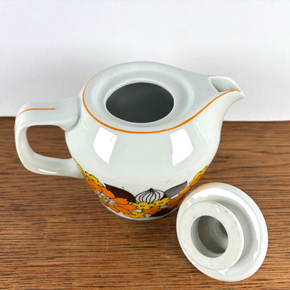 Vintage theepotje bloemen