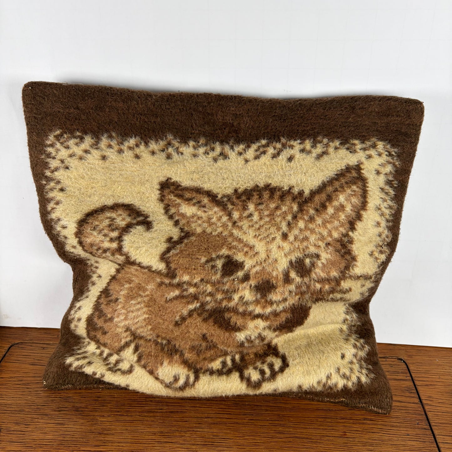 Vintage kussen kat