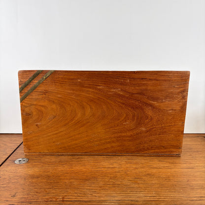Vintage houten brievenstandaard