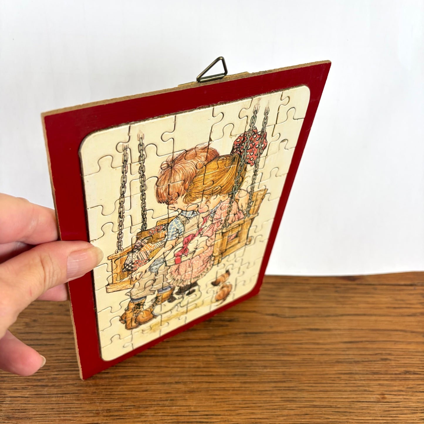 Vintage Sarah Kay puzzel muurhanger