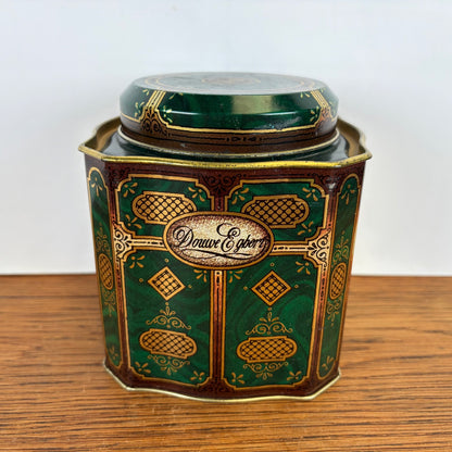Vintage Pickwick Thee blik Douwe Egberts groen goud