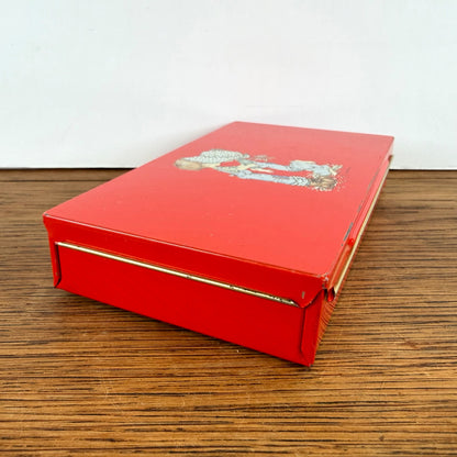 Vintage Sarah Kay blikje rood