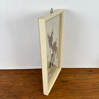 Vintage “ schilderijtje” Bambi